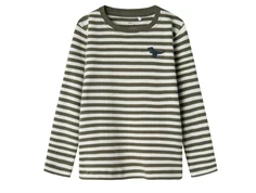 Name It tea leaf dino stribet bluse